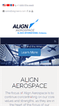 Mobile Screenshot of alignaero.com